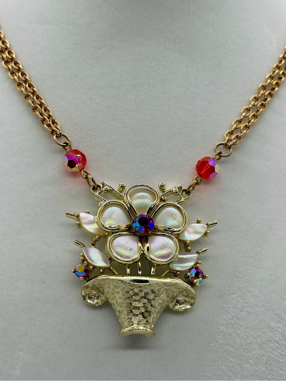 Tara Flower Basket Necklace